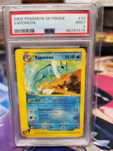 Load image into Gallery viewer, SKYRIDGE VAPOREON PSA9 Non holo
